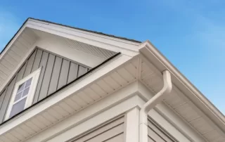 new gutter on house