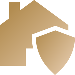 A simple, stylized icon of a house in a light brown gradient, symbolizing Preventative Dry Rot Treatment.